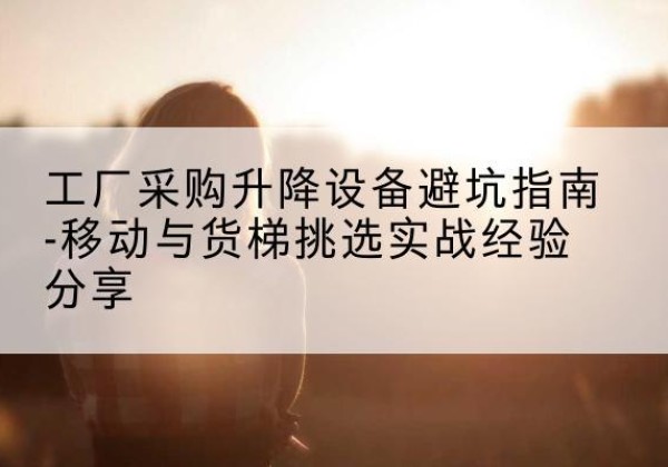 泰宁移动式升降机怎么选-工厂采购升降设备避坑指南-移动与货梯挑选实战经验分享